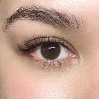 eyelash extensions hybrid natural